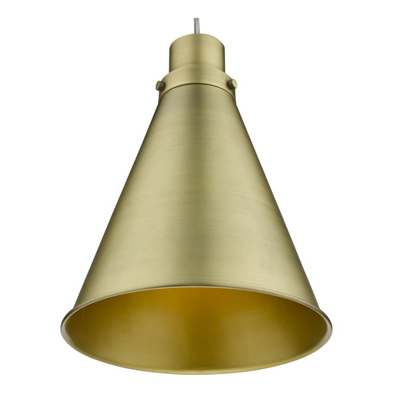 Wisebuys-POT8642 - Potter - Shade Only - Aged Brass Metal Shade
