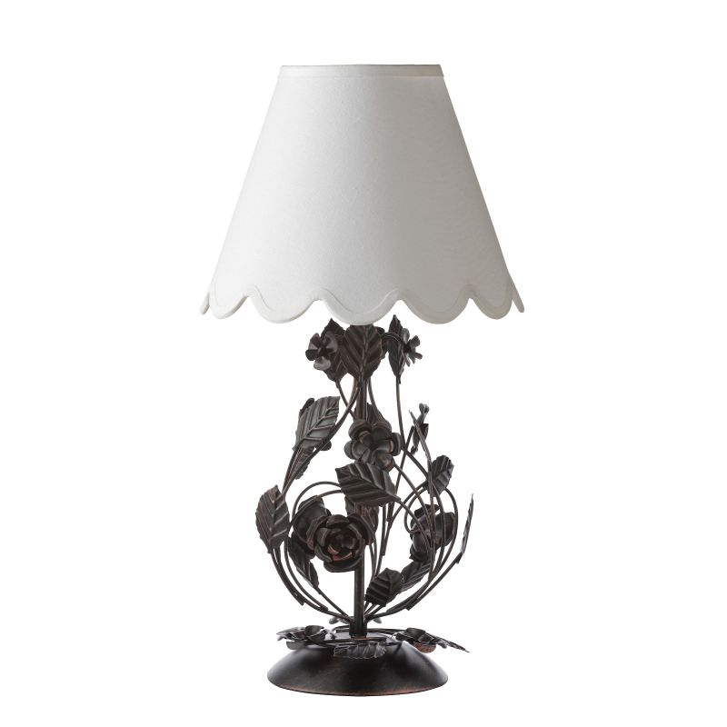 Dar-PRI4254 - Priscilla - Base Only - Bronze & Black Table Lamp