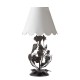 Dar-PRI4254 - Priscilla - Base Only - Bronze & Black Table Lamp