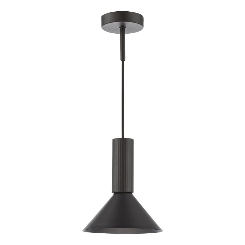 Dar-RAG0122 - Ragnar - Satin Black Pendant or Wall Lamp