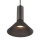 Dar-RAG0122 - Ragnar - Satin Black Pendant or Wall Lamp