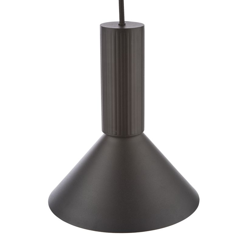 Dar-RAG0122 - Ragnar - Satin Black Pendant or Wall Lamp