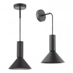 Ragnar - Satin Black Pendant or Wall Lamp Ragnar - Satin Black Pendant or Wall Lamp