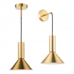 Ragnar - Natural Brass Pendant or Wall Lamp Ragnar - Natural Brass Pendant or Wall Lamp