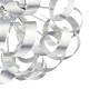 Dar-RAW0550 - Rawley - Brushed Aluminum Twist Ribbons 5 Light Ceiling Lamp