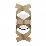 Rawley - Brushed Copper Twist Ribbons 1 Light Wall Lamp Rawley - Brushed Copper Twist Ribbons 1 Light Wall Lamp