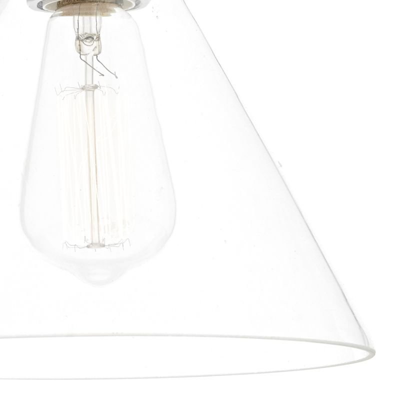 Dar-RAY0775 - Ray - Clear Glass with Antique Brass Wall Lamp