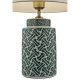 Dar-REE4224 - Reese - Base Only - Green & White Ceramic Table Lamp