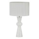 Dar_Vol3-RHE422 - Rheneas - White Confetti Glass Table Lamp with Ivory Cotton Shade