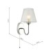 Dar-RIM0750 - Rimaz - Polished Chrome Wall Lamp with Ribbed Glass IP44