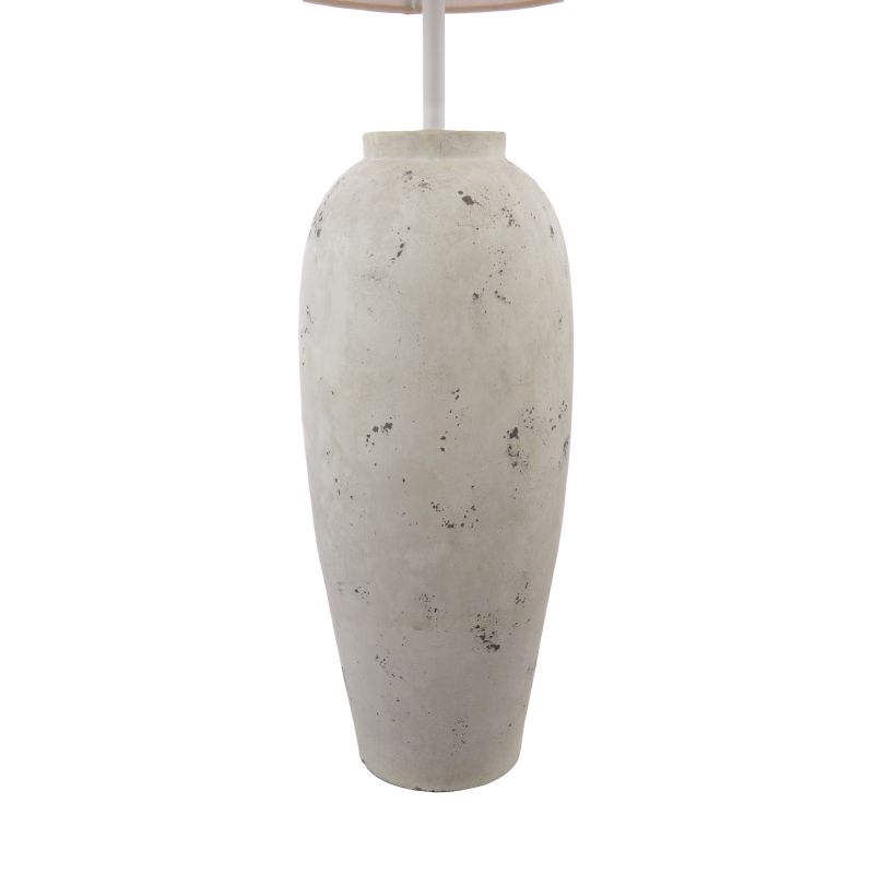 Dar_Vol3-ROE4902 - Roetta - Natural Stone Floor Lamp with Natural Linen Shade