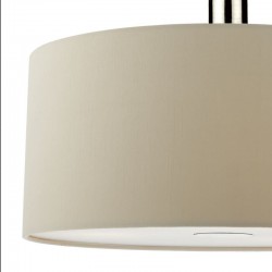 Ronda - Shade Only - Ecru Smooth Faux Silk Shade with Diffuser Ronda - Shade Only - Ecru Smooth Faux Silk Shade with Diffuser