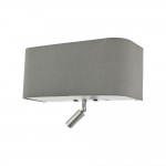 Ronda - Grey Fabric  3 Light LED Wall Lamp with Diffuser Ronda - Grey Fabric  3 Light LED Wall Lamp with Diffuser