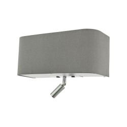 Ronda - Grey Fabric  3 Light LED Wall Lamp with Diffuser Ronda - Grey Fabric  3 Light LED Wall Lamp with Diffuser