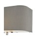 Dar-RON7139L - Ronda - Grey Fabric with Diffuser 3 Light Double Wall Lamp