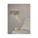 Ronda - Grey Fabric  3 Light LED Wall Lamp with Diffuser Ronda - Grey Fabric  3 Light LED Wall Lamp with Diffuser