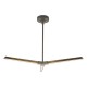 Ceiling Lights - Rotor - LED Bronze 3 Light Hanging Pendant Dar-ROT0363 - Rotor - LED Bronze 3 Light Hanging Pendant
