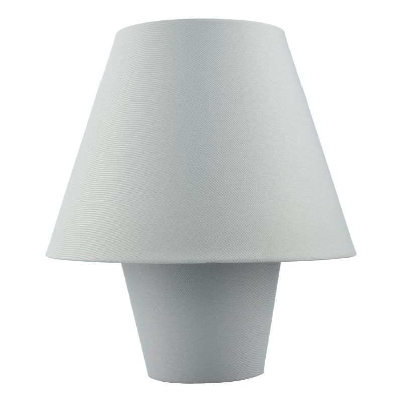 Table & Floor Lamp - Rylee - Grey Faux Silk Table Lamp Wisebuys-RYL4339 - Rylee - Grey Faux Silk Table Lamp