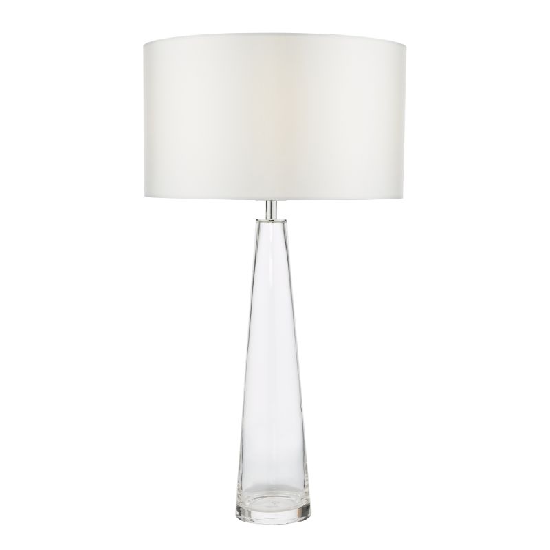 Dar-SAM4208 - Samara - Base Only - Clear Glass Table Lamp