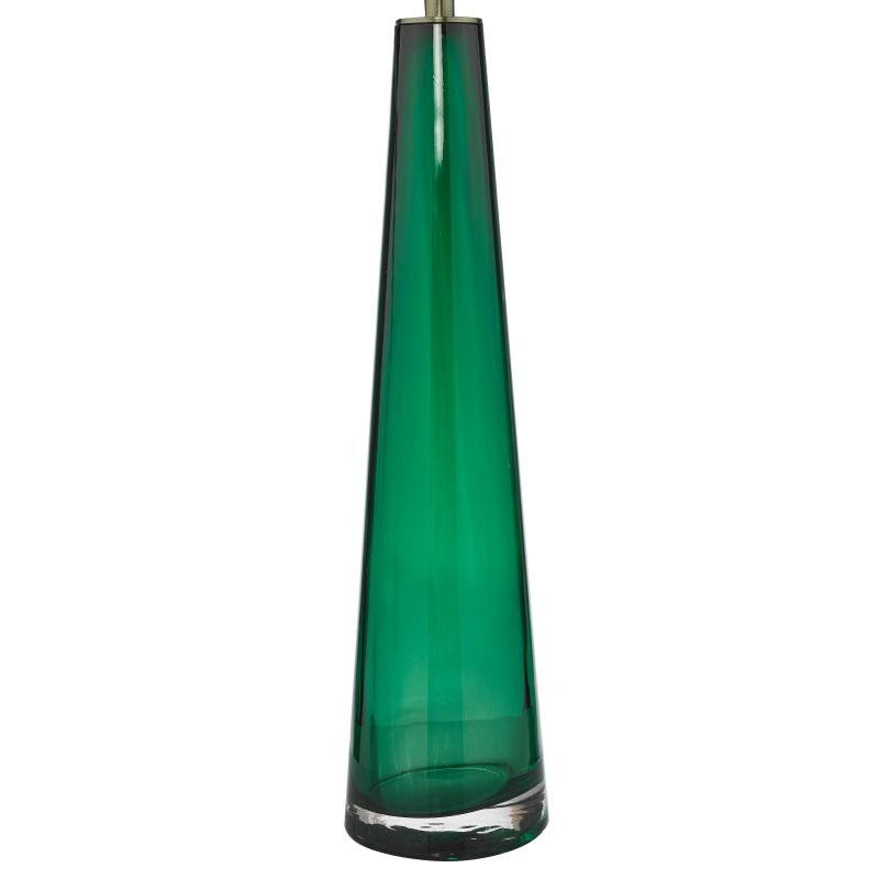 Dar-SAM4224 - Samara - Base Only - Green Glass Table Lamp