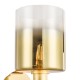 Dar-SAV0735 - Savannah - Satin Gold Wall Lamp with Gold Ombre Glass