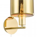 Savannah - Satin Gold Wall Lamp with Gold Ombre Glass