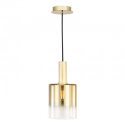 Savannah - Satin Gold Pendant with Gold Ombre Glass