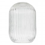 Sawyer - Shade Only - Ribbed Clear Glass Sawyer - Shade Only - Ribbed Clear Glass