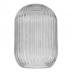 Sawyer - Shade Only - Ribbed Smoked Glass Sawyer - Shade Only - Ribbed Smoked Glass