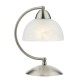 Dar_Vol3-SAX4046 - Saxby - Satin Chrome Touch Table Lamp with Alabaster Glass