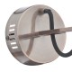 Wall Lights - Scroll - Transparent Glass with Copper Single Wall Lamp Dar-SCR0764 - Scroll - Transparent Glass with Copper Single Wall Lamp