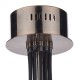 Ceiling Lights - Scroll - Transparent Glass with Copper 10 Light Centre Fitting Dar-SCR2364 - Scroll - Transparent Glass with Copper 10 Light Centre Fitting