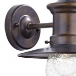 Sedgewick - Outdoor Bronze Wall Lamp with Seeded Glass Sedgewick - Outdoor Bronze Wall Lamp with Seeded Glass