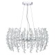 Crystal & Acrylic - Sestina - Decorative Rods And Crystal Beads 6 Light Pendant Dar-SES0650 - Sestina - Decorative Rods And Crystal Beads 6 Light Pendant