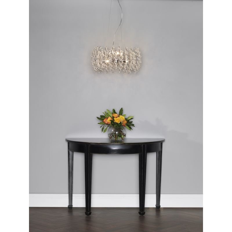 Crystal & Acrylic - Sestina - Decorative Rods And Crystal Beads 6 Light Pendant Dar-SES0650 - Sestina - Decorative Rods And Crystal Beads 6 Light Pendant