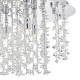 Ceiling Lights - Sestina - Decorative Rods And Crystal Beads 5 Light Ceiling Lamp Dar-SES5350 - Sestina - Decorative Rods And Crystal Beads 5 Light Ceiling Lamp