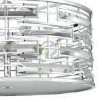 Seville - Polished Chrome 6 Light Pendant with Crystal  Seville - Polished Chrome 6 Light Pendant with Crystal