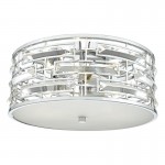 Seville - Polished Chrome 3 Light Ceiling Lamp with Crystal Seville - Polished Chrome 3 Light Ceiling Lamp with Crystal