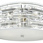 Seville - Polished Chrome 3 Light Ceiling Lamp with Crystal Seville - Polished Chrome 3 Light Ceiling Lamp with Crystal