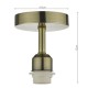 Dar-SF0175 - Accessory - Antique Brass Semi Flush Bracket E27