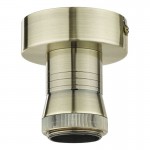 Accessory - Antique Brass Semi Flush Bracket E27 Accessory - Antique Brass Semi Flush Bracket E27