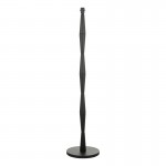 Sierra - Base Only - Satin Black Wooden Floor Lamp