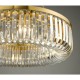Dar-SIG0835 - Sigourney - Satin Gold 8 Light Chandelier with Crystal