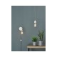 Ceiling Lights - Sika - White Ceramic & Antique Brass Single Pendant Dar-SIK012 - Sika - White Ceramic & Antique Brass Single Pendant