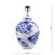 Dar-SIM4223 - Simone - Base Only - Blue & White Hand Painted Table Lamp