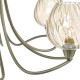 Ceiling Lights - Sivyer - Amber Glass & Antique Brass 5 Light Ceiling Lamp Dar-SIV5475 - Sivyer - Amber Glass & Antique Brass 5 Light Ceiling Lamp