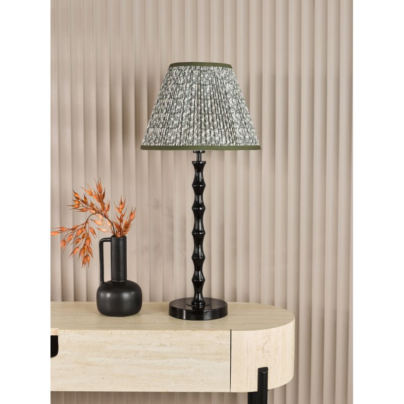 Dar-SIY4222 - Siyanda - Base Only - Gloss Black Table Lamp