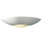 Slice - Washer White Ceramic Up&Down Round Wall Lights Slice - Washer White Ceramic Up&Down Round Wall Lights