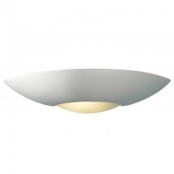 Slice - Washer White Ceramic Up&Down Round Wall Lights Slice - Washer White Ceramic Up&Down Round Wall Lights