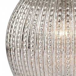 Sona - Antique Silver Glass With Taupe Shade Table Lamp Sona - Antique Silver Glass With Taupe Shade Table Lamp